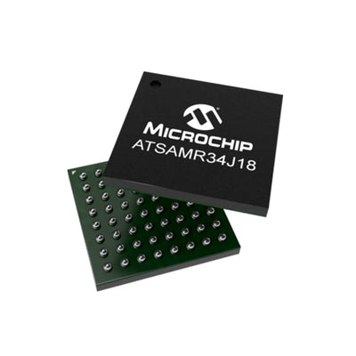 ATSAMR34J16B-I/7JX by Microchip Technology - IC RF TXRX+MCU 802.15.4 64TFBGA