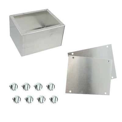AU-1028 by Bud Industries - CABINET ALUM UNPAINTED 3""L X 5""W