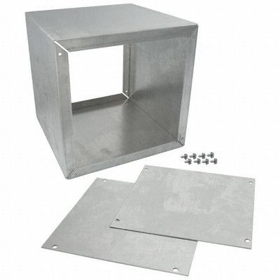 AU-1039 by Bud Industries - CABINET ALUM NATURAL 6""L X 6""W