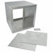 AU-1039 by Bud Industries - CABINET ALUM NATURAL 6""L X 6""W