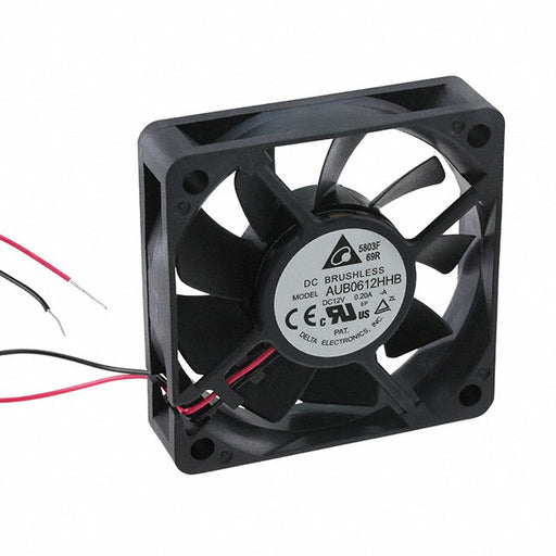 AUB0612HHB-A by Delta Electronics - FAN AXIAL 60X15MM 12VDC WIRE