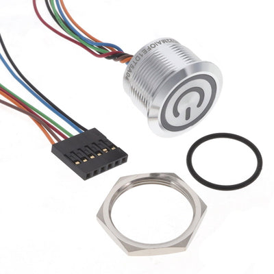AVC22MAIOFE1DT5A04 by TE Connectivity ALCOSWITCH Switches - PUSH SWITCH BUTTON SPST-NO 1A