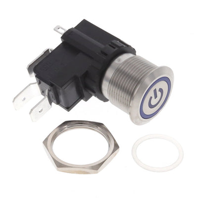 AVH19LSFE17122604 by TE Connectivity ALCOSWITCH Switches - PUSH SWITCH BUTTON SPDT 26A 125V