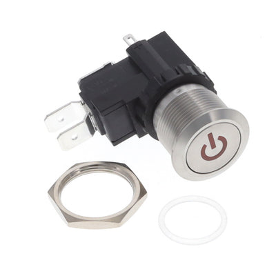 AVH19LSFP3122604 by TE Connectivity ALCOSWITCH Switches - PUSH SWITCH BUTTON SPDT 26A 125V