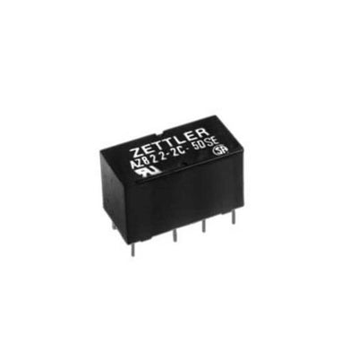 AZ822-2C-5DSE by American Zettler - RELAY SIGNAL DPDT 2A 5VDC