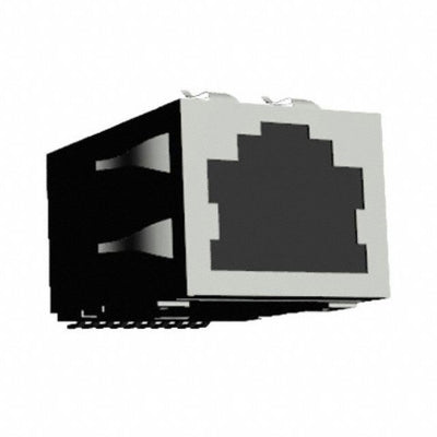 ARJ-102S-T by Abracon LLC - CONNECTOR JACK 1PORT 1000 BASE-T SMD