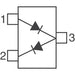 MA3J1430GL by Panasonic Electronic Components - DIODE ARRAY GP 40V 100MA SMINI3