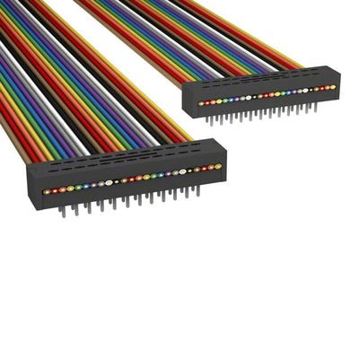 A6MMS-2406M by TE Connectivity AMP Connectors - IDC CABLE - ADM24S/AE24M/ADM24S
