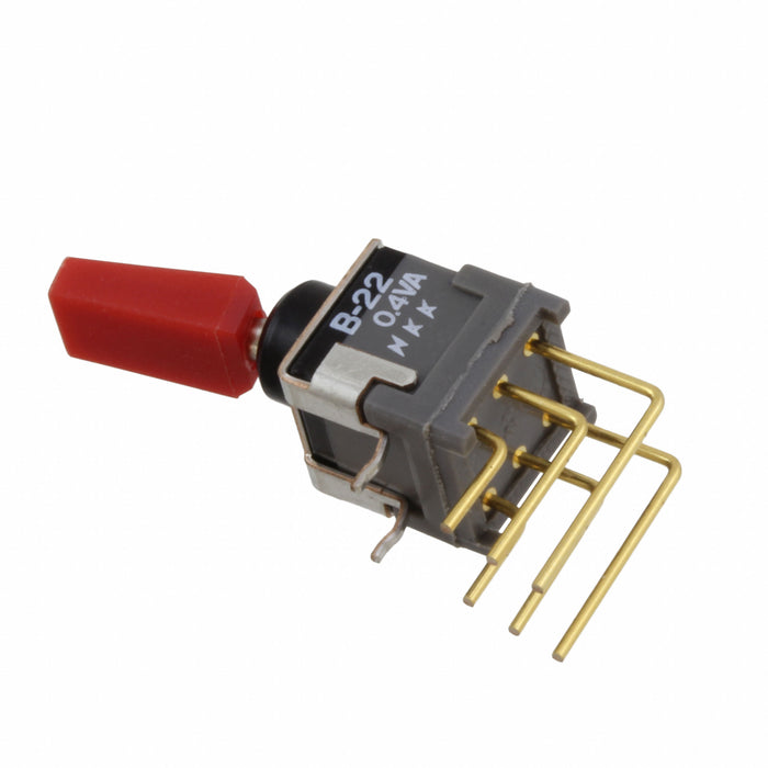 B22KV-AC by NKK Switches - SWITCH TOGGLE DPDT 0.4VA 28V