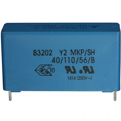 B32026A3334M000 by EPCOS - TDK Electronics - FILM CAPAC 0.33UF 20% 1.5KVDC RAD