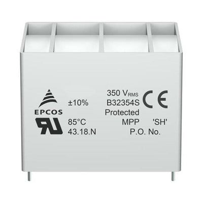 B32354S2156K010 by EPCOS - TDK Electronics - FILM CAPAC 15UF 400VDC RDL 4 LEAD