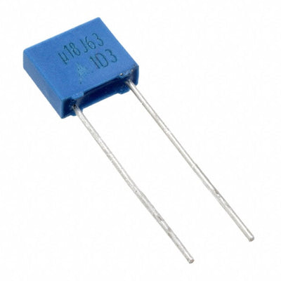 B32529C0184J289 by EPCOS - TDK Electronics - FILM CAPAC 0.18UF 5% 63VDC RADIAL