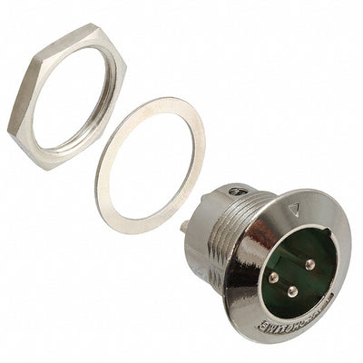 B3M by Switchcraft Inc. - CONNECTOR RECPT MALE XLR 3P SOLDER CUP