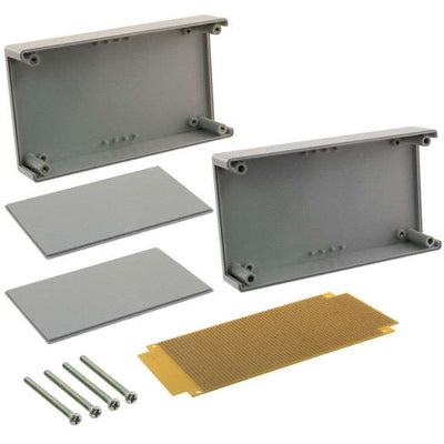 B40-8000 by Twin Industries - BOX ABS BLU/GRY 7.700""L X 4.3""W
