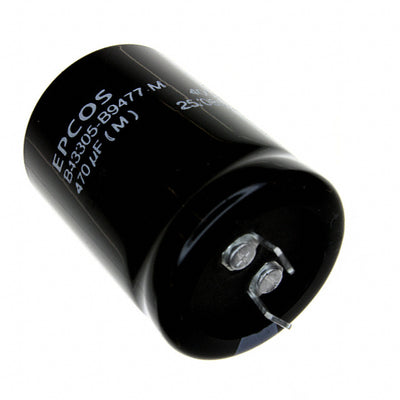 B43305B9477M000 by EPCOS - TDK Electronics - ALUMIN CAP 470UF 20% 400V SNAP