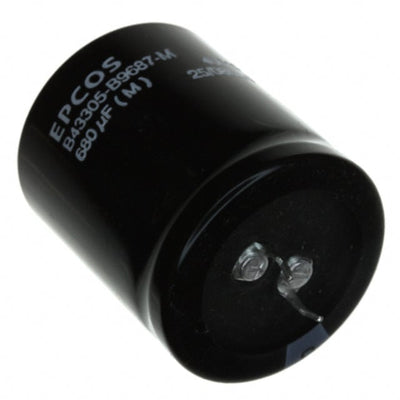 B43305B9687M000 by EPCOS - TDK Electronics - ALUMIN CAP 680UF 20% 400V SNAP