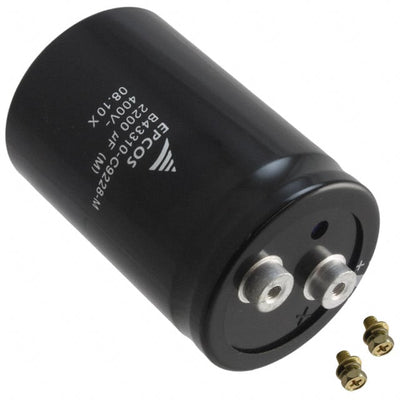 B43310C9228M000 by EPCOS - TDK Electronics - ALUMIN CAP 2200UF 20% 400V SCREW