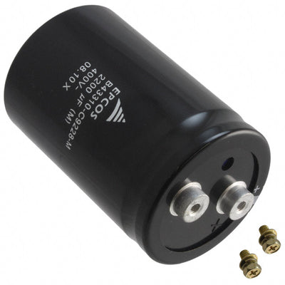 B43310A9278M000 by EPCOS - TDK Electronics - ALUMIN CAP 2700UF 20% 400V SCREW
