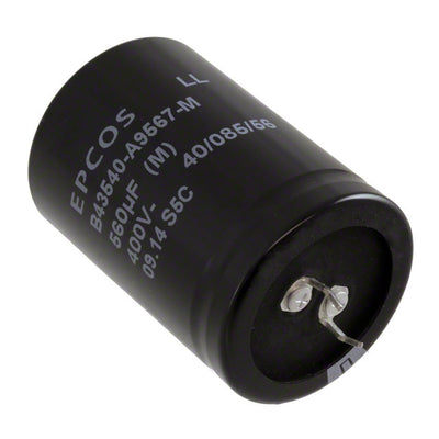 B43540A9567M000 by EPCOS - TDK Electronics - ALUMIN CAP 560UF 20% 400V SNAP