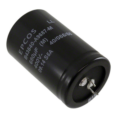 B43540A9687M000 by EPCOS - TDK Electronics - ALUMIN CAP 680UF 20% 400V SNAP