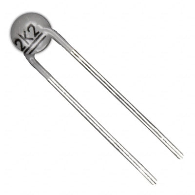 B57891M0222J000 by EPCOS - TDK Electronics - THERM NTC 2.2KOHM 3900K DISC