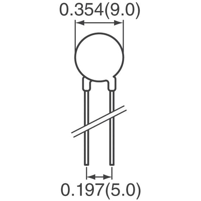 B59970C0160A070 by EPCOS - TDK Electronics - THERMISTOR PTC DISC