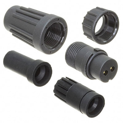 BB-02BFFA-LL6001 by Amphenol LTW - CONNECTOR PLUG FMALE 2P GOLD SLDR CUP