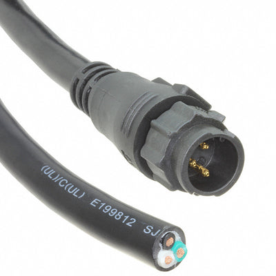 BB-03AMMM-QL8E01 by Amphenol LTW - CABLE 3POS MALE TO WIRE 3.28