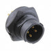 BB-04PMMS-QC8001 by Amphenol LTW - CONNECTOR RECPT MALE 4P GOLD SLDR CUP