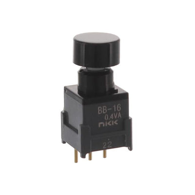 BB16AP-HA by NKK Switches - PUSH SWITCH SPDT 0.4VA 28V