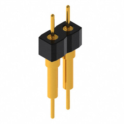 BBD-101-G-B by Samtec Inc. - CONNECTOR HEADER VERT 2POS