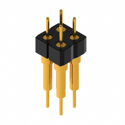 BBD-102-G-B by Samtec Inc. - CONNECTOR HEADER VERT 4POS 2.54MM