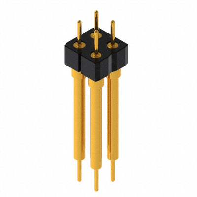 BBD-102-G-C by Samtec Inc. - CONNECTOR HEADER VERT 4POS 2.54MM