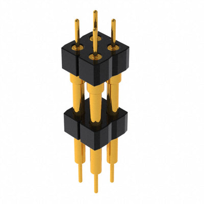 BBD-102-G-G by Samtec Inc. - CONNECTOR HEADER VERT 4POS 2.54MM
