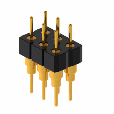 BBD-103-G-A by Samtec Inc. - CONNECTOR HEADER VERT 6POS 2.54MM