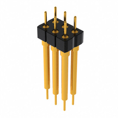 BBD-103-G-C by Samtec Inc. - CONNECTOR HEADER VERT 6POS 2.54MM
