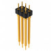 BBD-103-G-D by Samtec Inc. - CONNECTOR HEADER VERT 6POS 2.54MM
