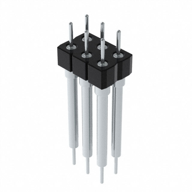 BBD-103-T-C by Samtec Inc. - CONNECTOR HEADER VERT 6POS 2.54MM