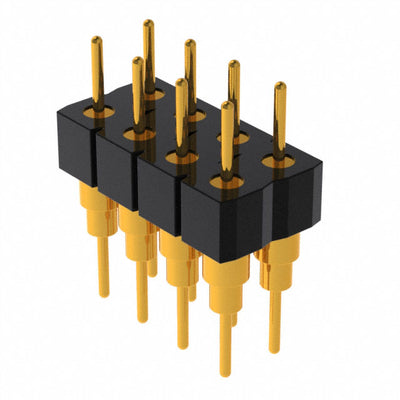 BBD-104-G-A by Samtec Inc. - CONNECTOR HEADER VERT 8POS 2.54MM