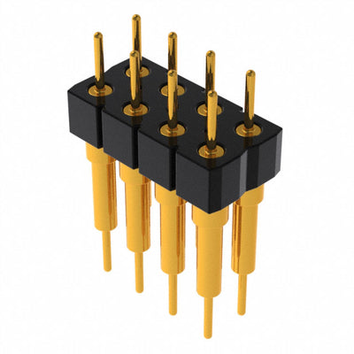 BBD-104-G-B by Samtec Inc. - CONNECTOR HEADER VERT 8POS 2.54MM