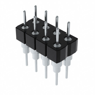 BBD-104-T-A by Samtec Inc. - CONNECTOR HEADER VERT 8POS 2.54MM