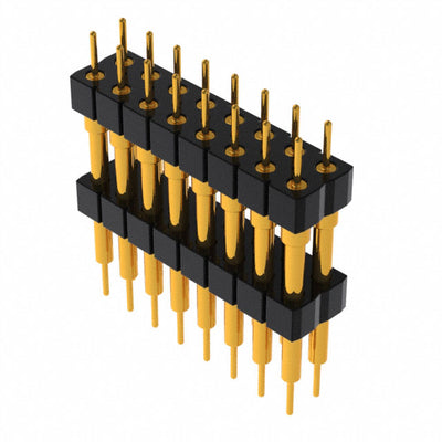 BBD-109-G-B by Samtec Inc. - CONNECTOR HEADER VERT 18POS 2.54MM