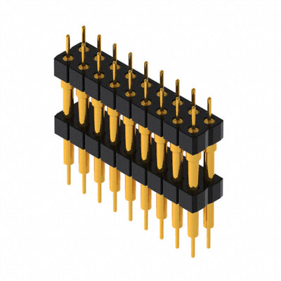 BBD-109-G-G by Samtec Inc. - CONNECTOR HEADER VERT 18POS 2.54MM