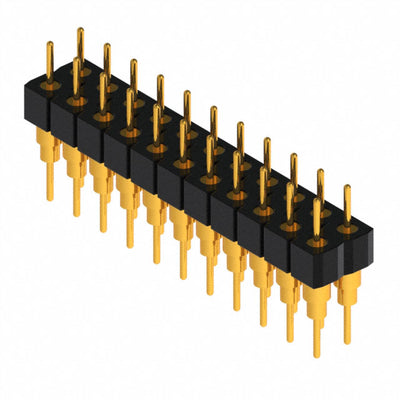 BBD-111-G-A by Samtec Inc. - CONNECTOR HEADER VERT 22POS 2.54MM