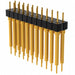 BBD-111-G-C by Samtec Inc. - CONNECTOR HEADER VERT 22POS 2.54MM