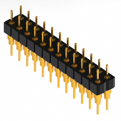 BBD-112-G-A by Samtec Inc. - CONNECTOR HEADER VERT 24POS 2.54MM