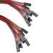 BC-32673 by Bud Industries - JUMPER F/F 11.811"" 26AWG 10PCS