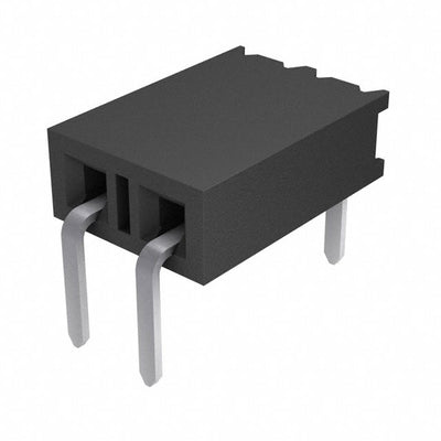 BCS-102-L-S-HE by Samtec Inc. - CONNECTOR RECPT 2POS 0.1 GOLD PCB R/A