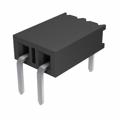 BCS-102-FM-S-HE by Samtec Inc. - CONNECTOR RECPT 2POS 0.1 GOLD PCB R/A