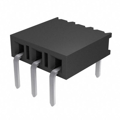 BCS-103-SM-S-HE by Samtec Inc. - CONNECTOR RECPT 3POS 0.1 GOLD PCB R/A